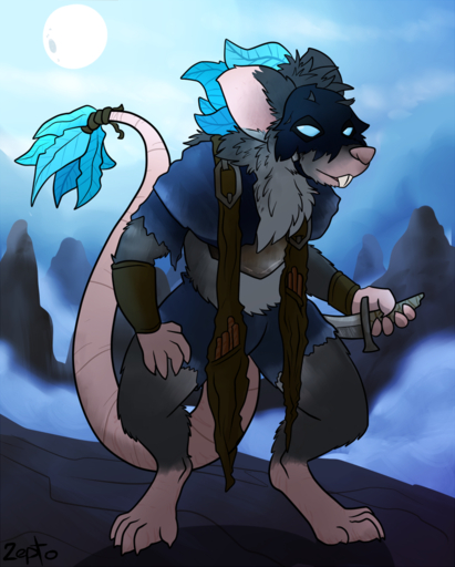 2019 5_fingers 5_toes blue_body blue_eyes blue_feathers captainzepto claws clothed clothing cloud feathers feet fingers fur grey_body grey_fur holding_object holding_weapon knife long_tail male mammal mask moon mountain multicolored_body multicolored_fur night rodent shadow signature skaven sky solo_focus toes two_tone_body two_tone_fur warhammer_(franchise) warhammer_fantasy weapon // 803x1000 // 723.1KB