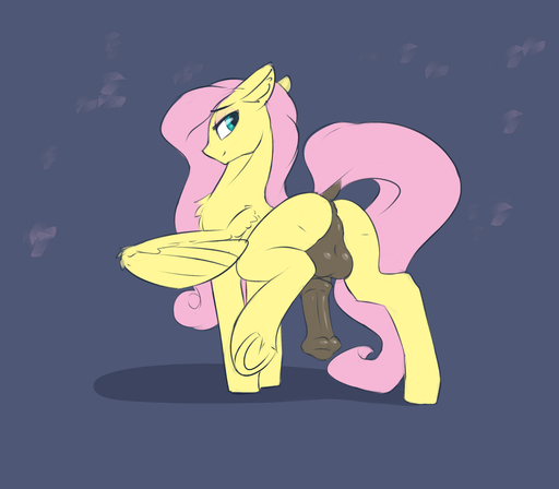 2019 absurd_res animal_genitalia animal_penis balls butt crossgender dock equid equine equine_penis feral fluttershy_(mlp) friendship_is_magic ftm_crossgender genitals hasbro hi_res hooves horse male mammal my_little_pony pegasus penis phenyanyanya shadow simple_background solo underhoof wings // 8000x7000 // 13.7MB