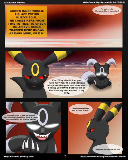 2011 4:5 alternate_color black_eyes black_nose comic dialogue eeveelution english_text fan_character fangs feral fur generation_2_pokemon glowing glowing_eyes half-closed_eyes hi_res kuroodod kuroodod_(fursona) male narration narrowed_eyes open_mouth pokemon_(species) red_body red_fur red_sclera sharp_teeth smile speech_bubble teeth text tongue umbreon url video_games white_body white_eyes white_fur yellow_body yellow_fur // 1200x1500 // 891.9KB