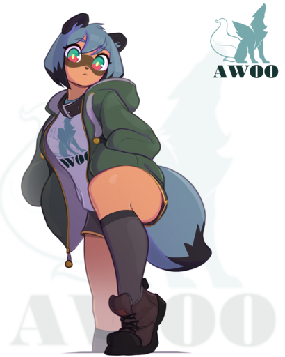 4:5 absurd_res anthro awoo bottomwear brand_new_animal butt canid canine clothing digital_media_(artwork) female footwear hi_res looking_at_viewer mammal michiru_kagemori pudgeruffian raccoon_dog shirt shoes shorts simple_background socks solo studio_trigger text text_on_clothing text_on_shirt text_on_topwear topwear white_background // 2000x2500 // 3.1MB