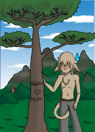 <3 anthro basitin canid canine canis clothed clothing conditional_dnp holidays keidran keith_keiser male mammal natani paws plant robe sad solo tom_fischbach topless tree twokinds valentine's_day webcomic webcomic_character wolf wood yellow_eyes // 600x832 // 103.6KB