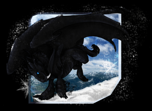 2014 alpha_channel arsauron black_body black_scales blue_eyes digital_media_(artwork) dragon feral membrane_(anatomy) membranous_wings scales scalie solo western_dragon wings // 1138x830 // 960KB