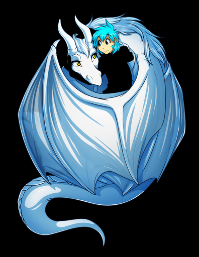 anthro black_background blue_eyes blue_hair clothed clothing conditional_dnp dragon duo female hair horn human lady_nora male mammal scales scalie shirt simple_background tom_fischbach topwear trace_legacy twokinds webcomic webcomic_character white_body white_hair white_scales yellow_eyes // 850x1100 // 548.5KB