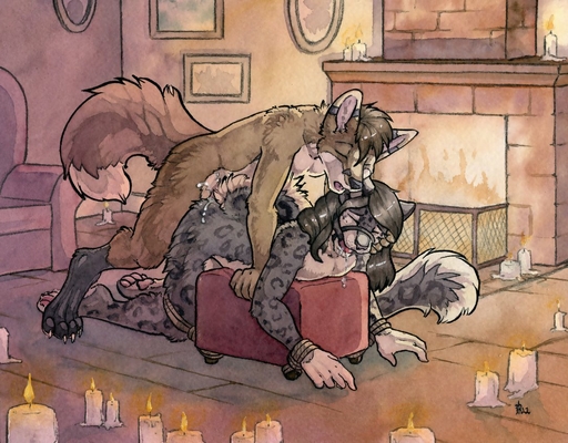 2015 anal anal_penetration anthro anthro_on_anthro anthro_penetrated anthro_penetrating anthro_penetrating_anthro ball_gag bdsm biped bodily_fluids bondage bound canid canine cum dominant dominant_male duo eyes_closed felid fireplace fox fuck_bench fully_bound fur gag gagged genital_fluids hair head_grab inside interspecies kobaj leopard living_room male malemale male_penetrated male_penetrating male_penetrating_male mammal nude open_mouth pantherine penetration ruaidri sex snow_leopard submissive submissive_male // 1085x847 // 214.1KB