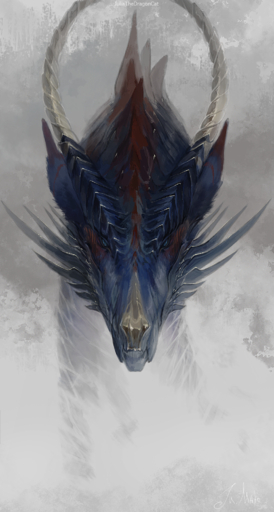 2020 ambiguous_gender black_body black_scales digital_media_(artwork) dragon headshot_portrait hi_res horn juliathedragoncat portrait scales // 1070x2000 // 3.1MB