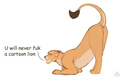 animal_genitalia animal_pussy anus ass_up butt comic_sans elicitie english_text felid feline_pussy female feral genitals hi_res lion looking_back mammal nala pantherine presenting presenting_anus presenting_hindquarters presenting_pussy pussy raised_tail solo text // 2936x1892 // 836.6KB