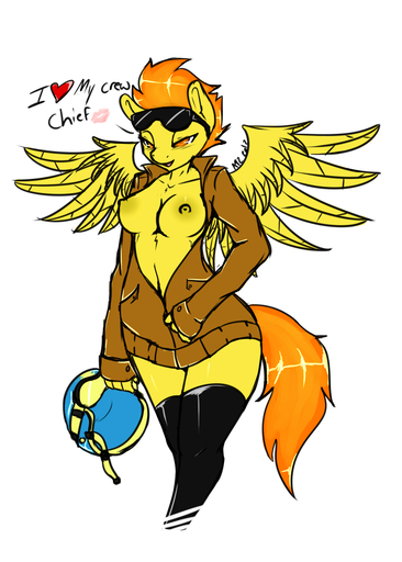 anthro anthrofied areola armor avante92 blush breasts clothed clothing equid equine eyewear feathered_wings feathers female hair headgear helmet hi_res horse legwear mammal nipples open_clothing open_shirt open_topwear orange_eyes orange_hair pegasus shirt solo spitfire_(mlp) stockings sunglasses topwear undressing wide_hips wings wonderbolts_(mlp) yellow_body yellow_feathers // 1000x1400 // 507.7KB