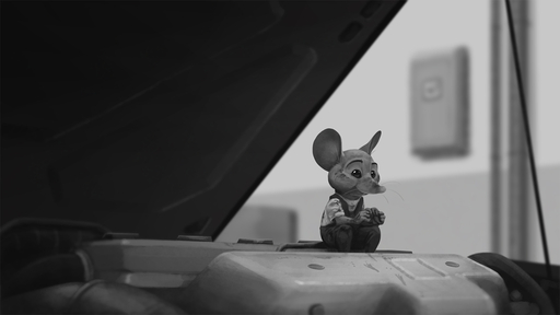 16:9 2020 ambiguous_gender anthro car clothed clothing detailed_background engine fully_clothed greyscale inside ipoke mammal monochrome mouse murid murine rodent sitting solo vehicle widescreen // 1200x675 // 186.1KB