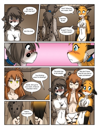 anthro black_body black_fur black_spots blue_eyes blush breasts brown_body brown_eyes brown_fur brown_hair canid canine casual_nudity chest_tuft comic conditional_dnp crossgender domestic_cat ears_down ears_up english_text evals eye_contact felid feline felis female flora_(twokinds) fox fur grey_body grey_fur group hair hybrid kathrin_vaughan keidran long_hair looking_at_another mammal mike_(twokinds) mtf_crossgender nude orange_body orange_fur orange_hair pantherine pivoted_ears spots stripes text tiger tom_fischbach tuft twokinds webcomic webcomic_character white_body white_fur yellow_eyes // 690x900 // 257.7KB