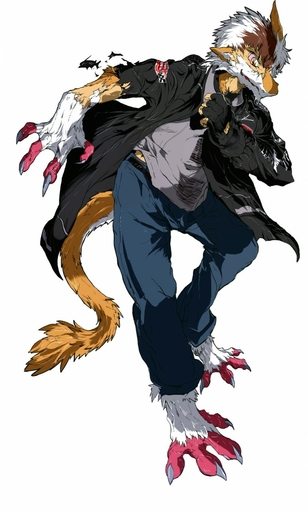 anthro clothing hair hi_res jacket johnsergal_(character) kemono leather male mammal russia sergal shin88po silver_hair simple_background smile solo topwear transformation white_background // 771x1280 // 169.6KB