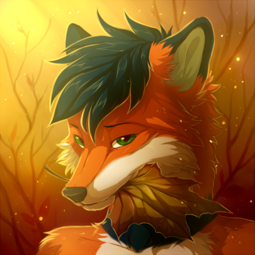 1:1 abstract_background anthro autumn black_hair black_nose bust_portrait canid canine digital_media_(artwork) fox fur green_eyes hair hioshiru leaf looking_at_viewer low_res male mammal mouth_hold multicolored_body multicolored_fur nude orange_body orange_fur orange_theme portrait solo two_tone_body two_tone_fur white_body white_fur // 500x500 // 246.9KB
