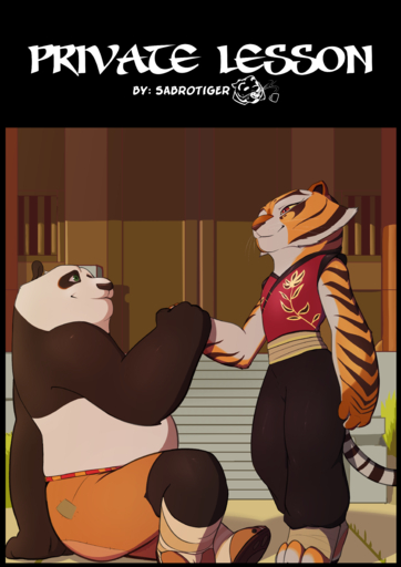 absurd_res comic dreamworks duo felid giant_panda hand_holding hi_res kung_fu_panda mammal master_po_ping master_tigress pantherine sabrotiger tiger ursid // 3508x4961 // 2.9MB