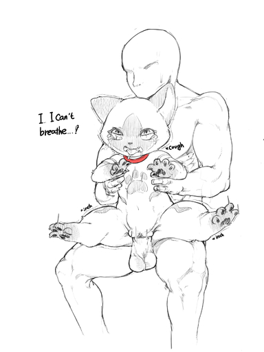anthro anthro_penetrated balls bodily_fluids capcom duo english_text felid feline felyne female female_on_human female_penetrated forced genitals hi_res human human_on_anthro human_penetrating human_penetrating_anthro interspecies lynian male malefemale male_on_anthro male_penetrating male_penetrating_female mammal monochrome monster_hunter palico paws penetration penile penile_penetration penis_in_pussy rape rapel semi-anthro sex tears text tongue tongue_out vaginal vaginal_penetration video_games // 1500x2000 // 432.5KB