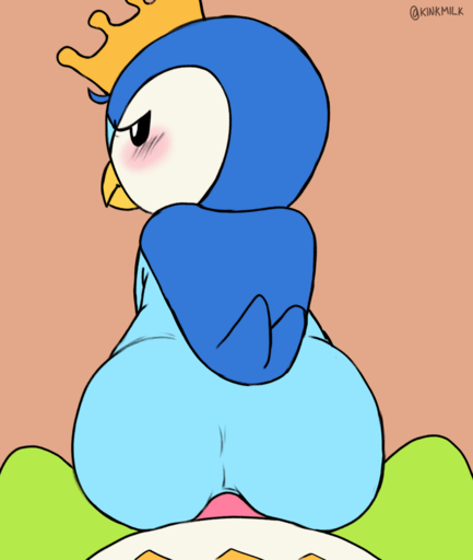absurd_res anal anal_penetration animated blush bouncing_butt butt crown duo feral first_person_view hi_res kecleon kinkmilk male malemale penetration piplup pokemon_(species) power_bottom prince_waddle video_games // 3550x4200 // 3.0MB