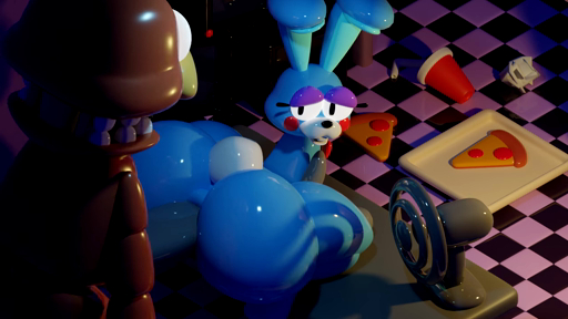 16:9 3d_(artwork) anal animated anthro balls big_butt big_penis butt digital_media_(artwork) duo food genitals lagomorph leporid looking_back machine male malemale mammal penis pizza rabbit robot short_playtime sound superiorfox toy_bonnie_(fnaf) tration ursid video_games webm widescreen withered_freddy_(fnaf) // 1280x720, 16.9s // 2.7MB