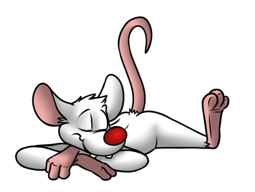 3_toes 4_fingers anthro eyebrows eyes_closed feet fingers fur head_tuft lying male mammal mouse murid murine nude on_front pink_tail pinky_(warner_brothers) raised_tail red_nose rodent rotten_robbie simple_background sleeping solo teeth toes tuft white_background white_body white_fur // 1023x772 // 90.8KB