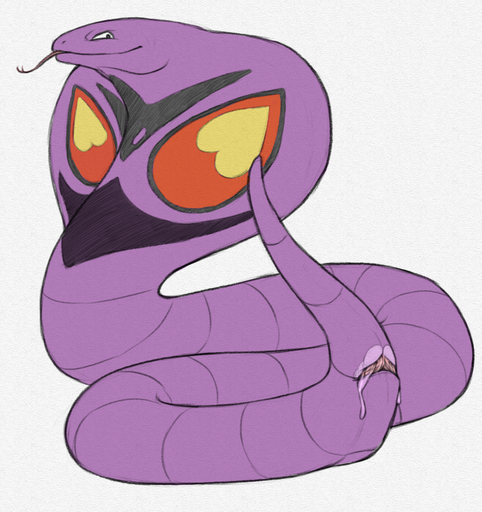 anatomically_correct animal_genitalia arbok bodily_fluids cloaca dripping female feral forked_tongue genital_fluids genitals graphite_(artwork) horizontal_cloaca nintendo pencil_(artwork) pokemon pokemon_(species) presenting presenting_cloaca pussy_juice python13rp reptile scalie simple_background sketch smile snake snake_hood solo tongue tongue_out traditional_media_(artwork) video_games white_background yaroul // 915x972 // 758.6KB