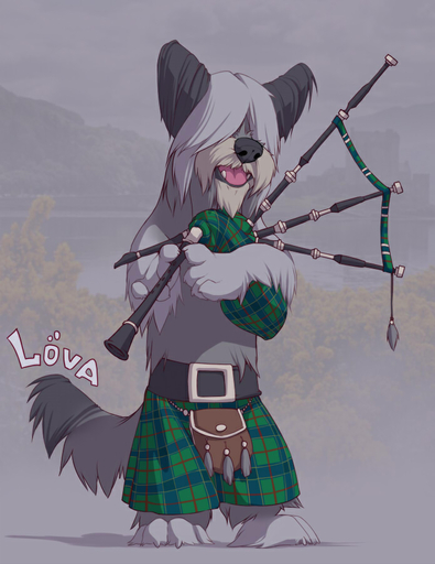 2011 anthro bagpipes biped canid canine canis cel_shading clothed clothing digital_media_(artwork) domestic_dog front_view holding_musical_instrument holding_object hunting_dog kilt male mammal musical_instrument pattern_clothing photo_background plaid plaid_clothing scottish_terrier shaded solo sporran standing tartan_bottomwear terrier topless wind_instrument wolfy-nail woodwind_instrument // 695x900 // 138.0KB