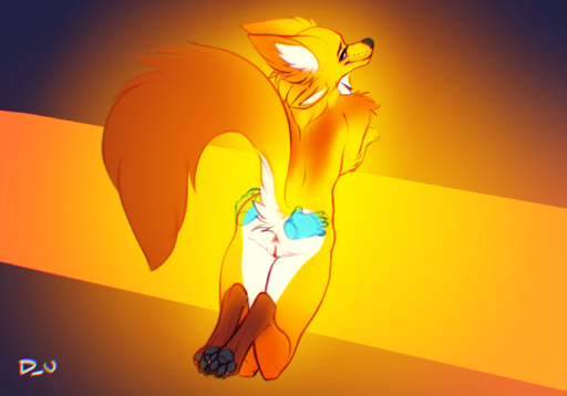 anthro anus butt canid canine discreet_user disembodied_hand female floating_hands fox genitals glowing glowing_body hi_res mammal mylar_(discreet_user) pussy solo spread_butt spreading // 2388x1668 // 4.5MB