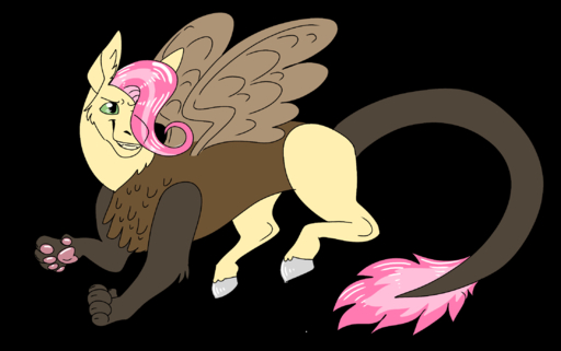 alpha_channel ambiguous_gender brown_body brown_feathers brown_tail discord_(mlp) dragon equid equine feathers fluttershy_(mlp) friendship_is_magic fur hair hasbro hi_res hooves horse long_tail mammal multicolored_body my_little_pony paws pink_hair quadruped simple_background solo tail_tuft tan_body tan_fur transparent_background tuft unknown_artist wings // 2207x1384 // 487KB