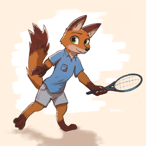 1:1 anthro barefoot biped bottomwear canid canine clothed clothing dipstick_tail disney enginetrap feet fox fur gloves_(marking) green_eyes hi_res holding_object leg_markings male mammal markings multicolored_tail nick_wilde orange_body orange_fur red_fox shadow shirt shorts simple_background socks_(marking) solo topwear vulpes zootopia // 1750x1750 // 1.8MB