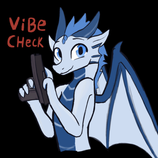 1:1 2019 alpha_channel anthro blue_body blue_eyes digital_media_(artwork) dragon enginetrap english_text gun hi_res holding_gun holding_object holding_weapon humor looking_at_viewer male membrane_(anatomy) membranous_wings meme ranged_weapon scalie simple_background smile solo text transparent_background weapon western_dragon wings // 1250x1250 // 389.5KB