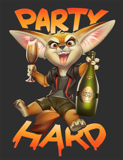 2017 alcohol anthro beverage big_ears bottomwear canid canine champagne clothed clothing disney drinking_glass fennec finnick fox glass hair looking_at_viewer male mammal miles_df pants shirt shorts solo tongue tongue_out topwear vulpes zootopia // 600x783 // 283.6KB