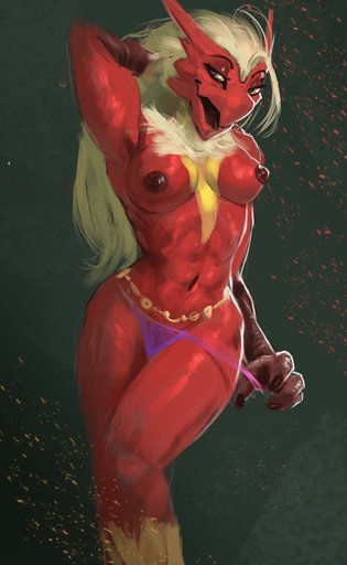 anthro blaziken breasts camel_toe clothing female hi_res killioma navel nipples open_mouth panties pokemon_(species) smile solo standing underwear video_games wide_hips // 788x1280 // 102.4KB