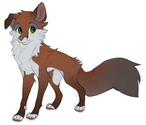 2019 brown_body brown_fur canid canine digital_media_(artwork) feral fox fur green_eyes hioshiru mammal paws quadruped simple_background solo standing white_background // 1111x951 // 443KB