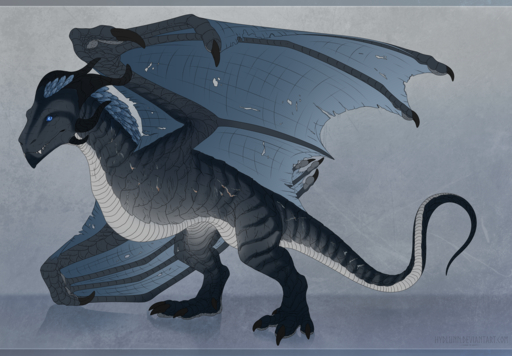2019 blue_eyes claws digital_media_(artwork) dragon feral grey_body grey_scales hi_res horn hydlunn male membrane_(anatomy) membranous_wings scales solo spines teeth wings wyvern // 1600x1112 // 2.0MB
