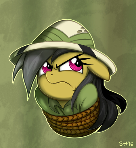 angry black_hair bound clothed clothing daring_do_(mlp) equid equine female friendship_is_magic frown hair hair_over_eye half-closed_eyes hat headgear headwear horse looking_away mammal my_little_pony narrowed_eyes one_eye_obstructed pegasus rope solo sorc submissive submissive_female wings // 876x948 // 630.3KB