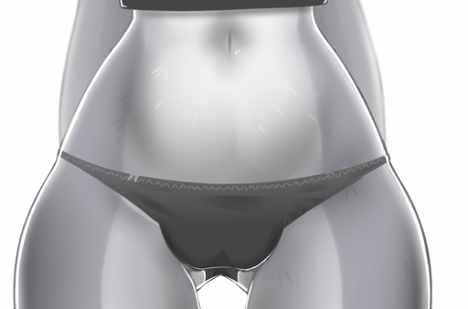 2021 anthro butt_from_the_front camel_toe clothed clothing disney female fur grey_body grey_fur greyscale hi_res judy_hopps lagomorph leporid mammal midriff monochrome navel panties rabbit rin_tyan simple_background solo thigh_gap underwear white_background zootopia // 1851x1225 // 84.9KB