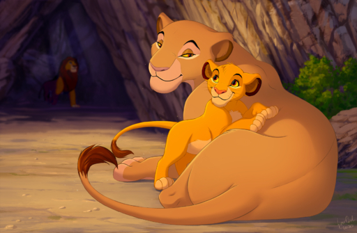 2020 casual_nudity cub detailed_background disney duo_focus family father felid female feral good_parenting group half-closed_eyes hi_res lion looking_at_another lying male malefemale mammal mature_female mature_feral mature_male mother mother_and_child mother_and_son mufasa narrowed_eyes nude outside pantherine parent parent_and_child reallynxgirl sarabi simba smile social_nudity son the_lion_king trio young // 1920x1256 // 2.2MB