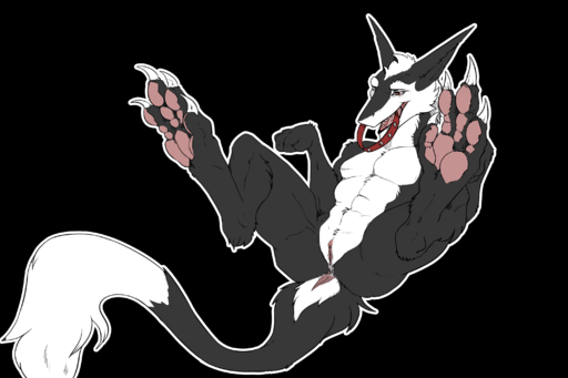 2020 3:2 alpha_channel anthro anus claws collar female fur genitals hi_res lying mammal nude on_back pawpads paws petplay presenting presenting_pussy pussy roleplay sergal solo spread_legs spreading submissive zafara_(artist) // 3000x2000 // 871.0KB