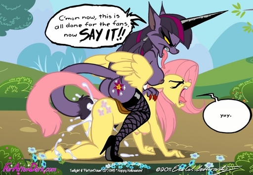 2011 all_fours anthro anthrofied bat_pony bodily_fluids breast_squish breasts butt clothing cum cum_in_pussy cum_inside cutie_mark demon detailed_background dialogue doggystyle duo english_text equid equine eric_schwartz eyes_closed feathered_wings feathers female femalefemale fishnet fluttershy_(mlp) footwear forest friendship_is_magic from_behind_position fur furafterdark genital_fluids genitals hair hasbro high_heels horn horse hybrid legwear long_tongue looking_down mammal multicolored_hair my_little_pony nipples nude open_mouth orgasm outside pain pegasus penetration penis pink_hair plant purple_body purple_fur saddle screaming sex sharp_teeth shoes side_boob squish tail_fetish tail_penis tail_play tail_sex teeth text tongue tongue_out tree twilight_(eric_schwartz) two_tone_hair unusual_anatomy unusual_genitalia_placement unusual_penis_placement whispering wings yelling yellow_body yellow_eyes yellow_feathers yellow_fur yellow_sclera // 1155x800 // 246.2KB