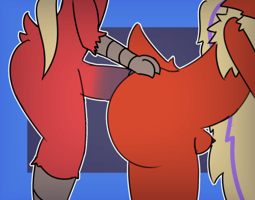 anal anal_penetration animated anthro anthro_on_anthro anthro_penetrated anthro_penetrating anthro_penetrating_anthro avian blaziken blonde_hair butt butt_grab duo eau from_behind_position fur genitals hair hand_on_butt intraspecies long_hair male malemale male_penetrated male_penetrating male_penetrating_male nintendo otterjunk penetration penile penile_penetration penis penis_in_ass pokemon pokemon_(species) racha_(otterjunk) red_body red_fur sex side_view simple_background standing standing_sex video_games yellow_body yellow_fur // 1400x1100 // 1.5MB