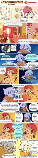 2017 absurd_res anthro barefoot breasts comic detailed_background digital_media_(artwork) domestic_cat duo english_text estella_(zummeng) evie_(zummeng) feet felid feline felis female greeting hi_res humor long_image mammal open_mouth pantherine profanity shower sitting smile standing tall_image teeth text tiger towel zummeng // 1500x6225 // 5.0MB