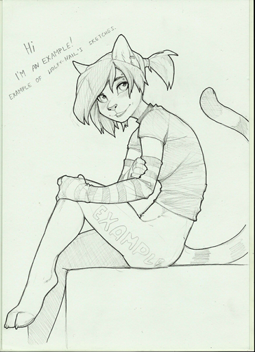 ! 2013 anthro biped black_eyes bottomless claws clothed clothing domestic_cat ear_piercing english_text felid feline felis female hair hi_res inner_ear_fluff looking_back looking_up mammal monochrome piercing shirt simple_background sitting smile solo text topwear traditional_media_(artwork) tuft white_background wolfy-nail // 872x1200 // 307.9KB