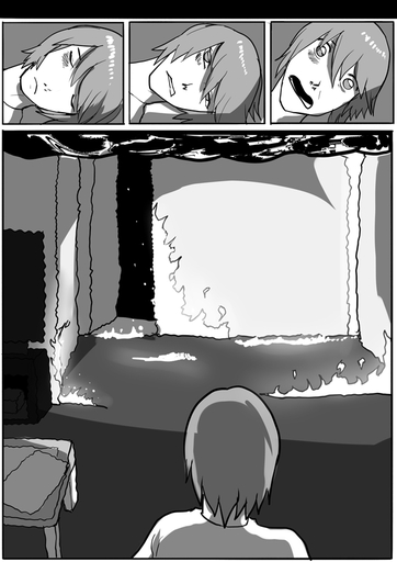 blush building clothing comic door doorway eyes_closed fire furniture grimart hair house humanoid leto_(grimart) male monochrome open_mouth scared shirt short_hair sleeping smoke table television topwear wide_eyed // 620x877 // 222.4KB