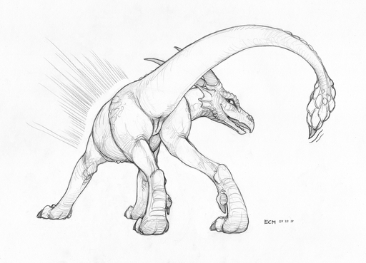 2017 anus butt claws digitigrade dragon ecmajor female feral genitals horn looking_at_viewer looking_back monochrome presenting presenting_hindquarters pussy rear_view reptile scalie seductive simple_background smile solo spiked_tail spikes spikes_(anatomy) white_background // 1428x1028 // 1.2MB