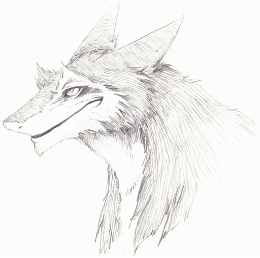 2012 ambiguous_gender anthro casual_nudity fur mammal mature_ambiguous mature_anthro monochrome nude old pupils rain_silves ransaryong sergal simple_background slit_pupils solo warpaint white_background // 550x546 // 45.1KB