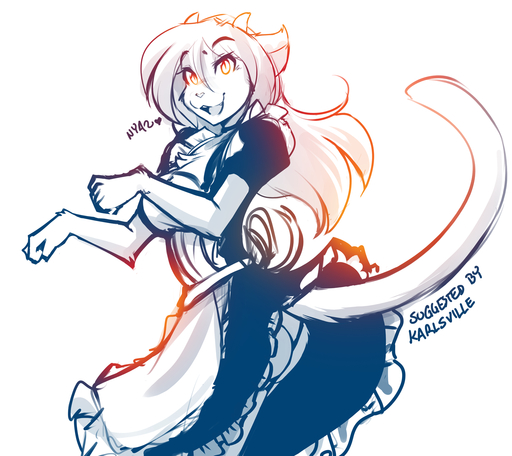 2019 <3 alternate_species anthro anthrofied apron bottomwear breasts butt butt_pose chest_tuft cleavage clothed clothing conditional_dnp domestic_cat dress felid feline felis female hi_res horn keidran lady_nora maid_uniform mammal monochrome open_mouth panties panty_shot pose raised_tail simple_background sketch skirt smile solo sound_effects tom_fischbach tuft twokinds underwear uniform webcomic webcomic_character white_background // 1365x1215 // 744.1KB