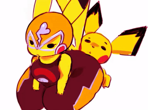 ambiguous_gender animated anthro big_butt blush bouncing_butt butt clothing confusion cosplay_pikachu_(costume) costume duo facesitting female femalefemale fur generation_1_pokemon generation_2_pokemon gesture grinding kiseff long_ears long_tail male malefemale mammal mouse murid murine pichu pikachu pikachu_libre pokemon_(species) rat rodent thumbs_up video_games yellow_body yellow_fur // 600x446 // 9.4MB
