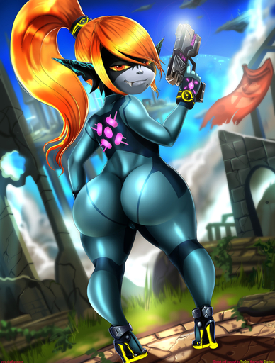 2014 battlefield big_butt butt camel_toe clothed clothing crossover curvy_figure fangs female flag footwear glistening gun hair high_heels humanoid long_hair looking_at_viewer looking_back metroid midna nintendo not_furry pose ranged_weapon samus_aran shadman shoes short_stack skin_tight_suit suit super_smash_bros. the_legend_of_zelda thigh_gap tight_clothing twili twilight_princess video_games voluptuous weapon wide_hips zero_suit // 900x1188 // 505.5KB