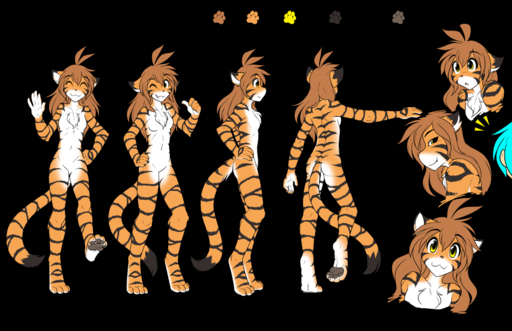 2015 4_toes alpha_channel anthro barefoot black_pawpads brown_hair brown_pawpads casual_nudity chest_tuft claws color_swatch conditional_dnp digitigrade duo english_text fangs feet felid female flat_chested flora_(twokinds) fur hair hi_res keidran long_hair mammal model_sheet nude orange_body orange_fur pantherine pawpads rear_view side_view simple_background soles text tiger toes tom_fischbach transparent_background tuft twokinds webcomic webcomic_character white_body white_fur yellow_eyes // 1700x1100 // 911.7KB