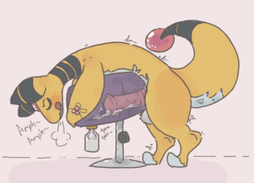 ampharos animal_genitalia animal_penis balls bodily_fluids breath breeding_mount cum cum_collecting cum_in_a_cup cum_inside digital_media_(artwork) ejaculation english_text equine_penis erection fan_character feedies feral genital_fluids genitals hooves looking_pleasured male male_penetrating mammal motion_lines onomatopoeia open_mouth orgasm panting penetrable_sex_toy penetration penile penis pokemon_(species) sex sex_toy simple_background solo sound_effects text video_games yellow_body // 1097x790 // 332.4KB