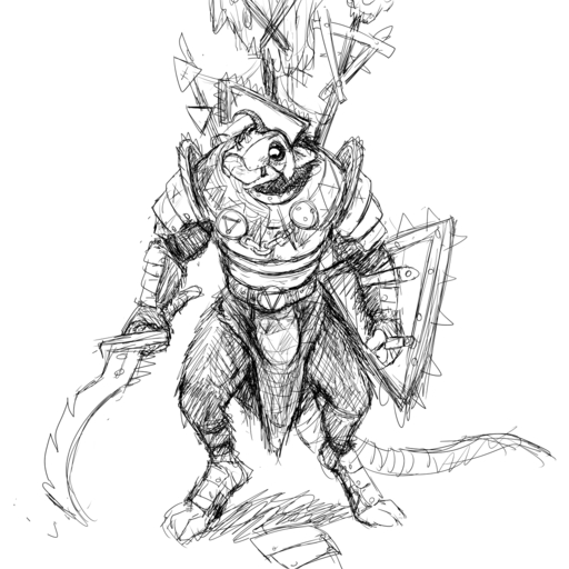 1:1 2018 anthro black_and_white bulge clothed clothing hi_res hladilnik looking_at_viewer male mammal melee_weapon monochrome muscular muscular_anthro muscular_male rodent shield simple_background skaven solo standing sword teeth warhammer_(franchise) warhammer_fantasy weapon white_background // 1280x1280 // 1.2MB