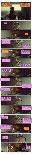 absurd_res alphonse_(james_howard) anthro canid canine canis comic dialogue domestic_cat domestic_dog duo english_text felid feline felis female hi_res james_howard jill_(james_howard) long_image male mammal tall_image text url // 1214x5805 // 3.0MB