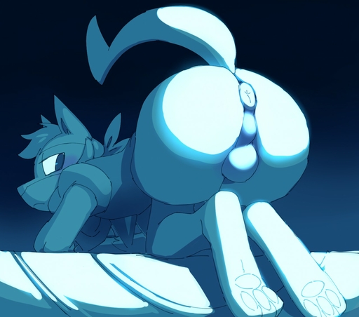 3_toes all_fours anthro anus balls bed butt canid canine feet furniture genitals looking_back lucario male mammal pawpads pawsmasher perineum pokemon_(species) presenting presenting_hindquarters puffy_anus simple_background solo toes video_games // 1280x1129 // 142.8KB