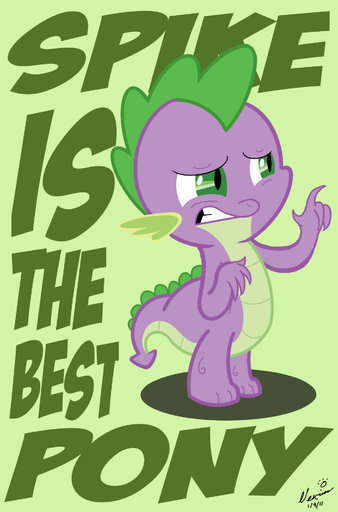 3_toes 4_fingers anthro barefoot big_eyes biped dragon english_text feet fingers friendship_is_magic gesture green_background green_eyes hasbro hi_res huge_head male my_little_pony nexivian nude pupils purple_body raised_finger raised_index_finger scalie side_view simple_background slit_pupils solo spade_tail spike_(mlp) standing teeth text toes toony // 1285x1948 // 240.7KB
